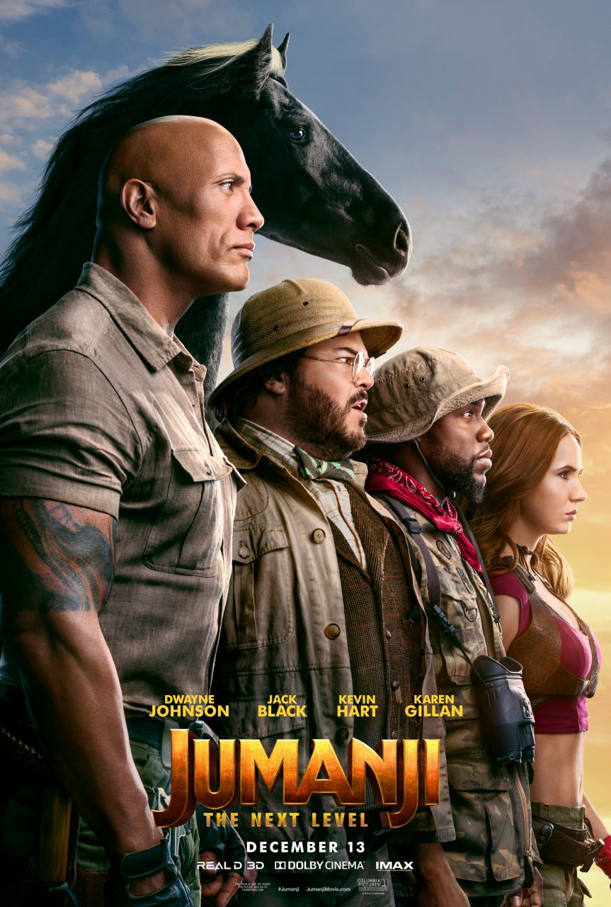 Jumanji: The Next Level poster (Sony Pictures)