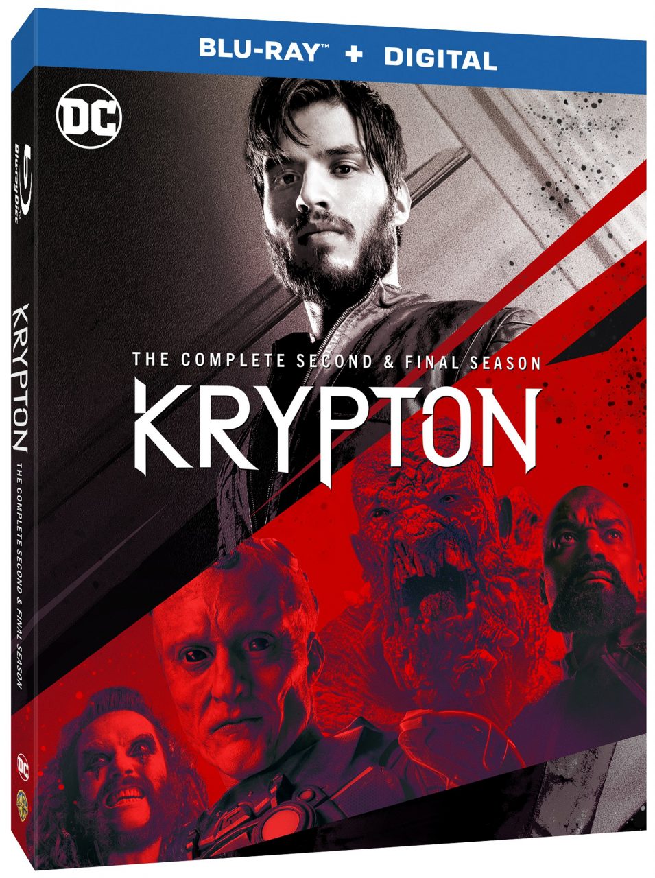 Krypton: The Complete Second And Final Season Blu-Ray Combo Pack cover (Warner Bros Home Entertainment)