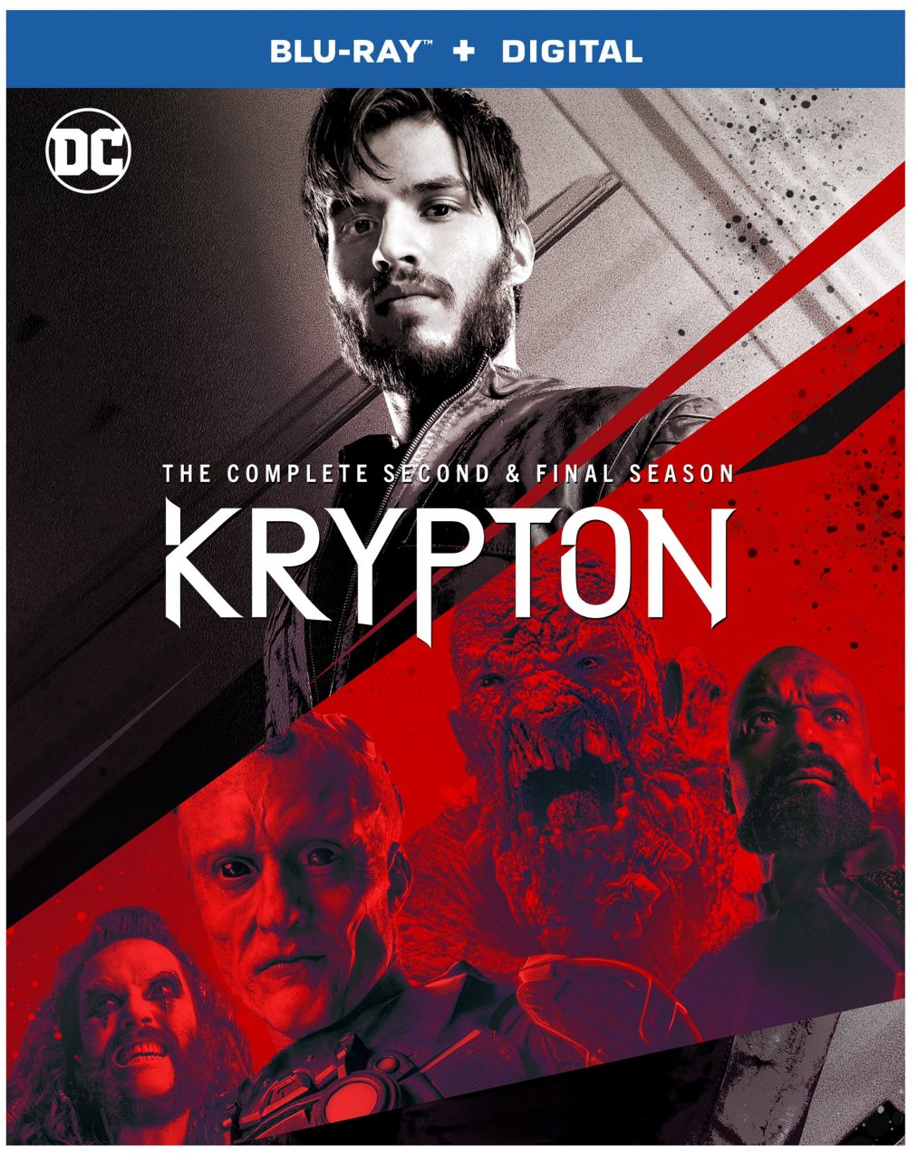 Krypton: The Complete Second And Final Season Blu-Ray Combo Pack cover (Warner Bros Home Entertainment)