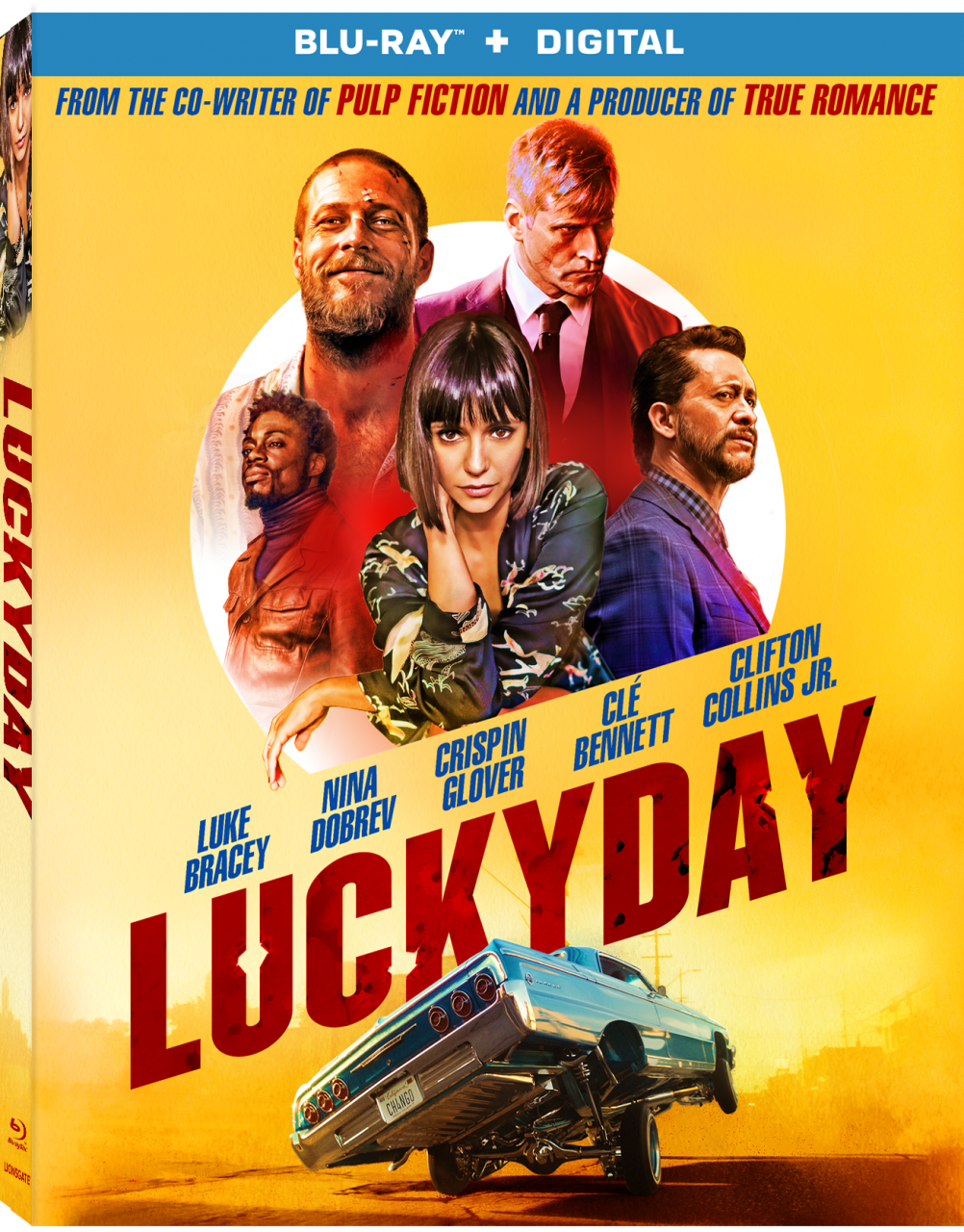 Lucky Day Blu-Ray Combo Pack cover (Lionsgate Home Entertainment)