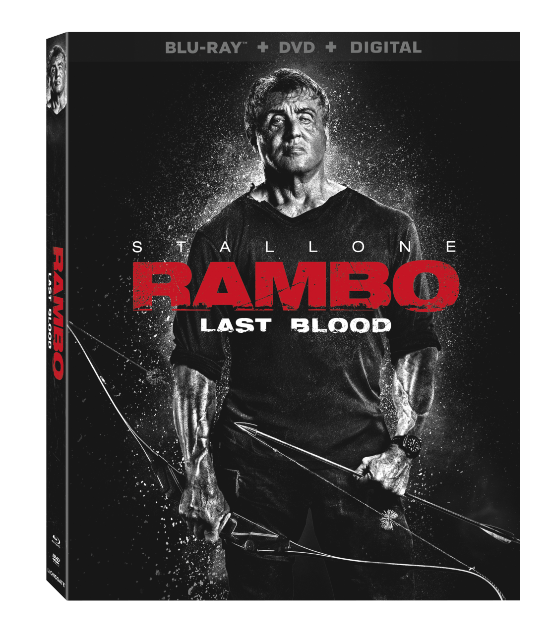 Rambo: Last Blood Blu-Ray Combo Pack cover (Lionsgate Home Entertainment)