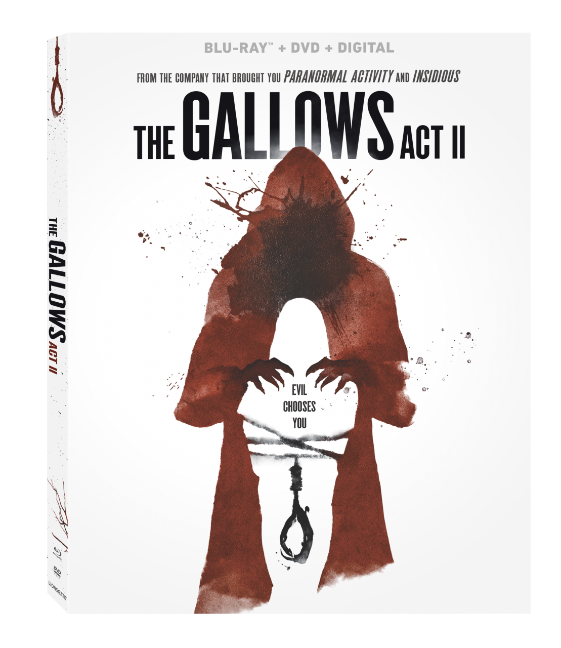 The Gallows Act 2 Blu-Ray Combo Pack cover (Lionsgate Home Entertainment)