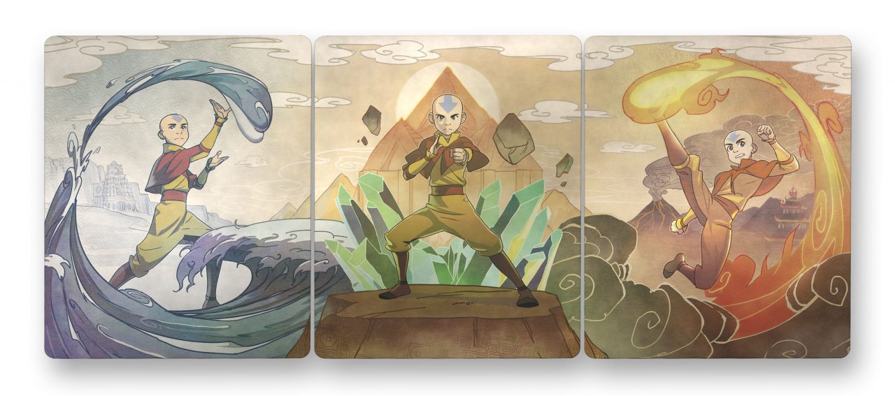 Avatar: The Last Airbender - The Complete Series 15th Anniversary Limited Edition Steelbook cover (Paramount Home Entertainment)