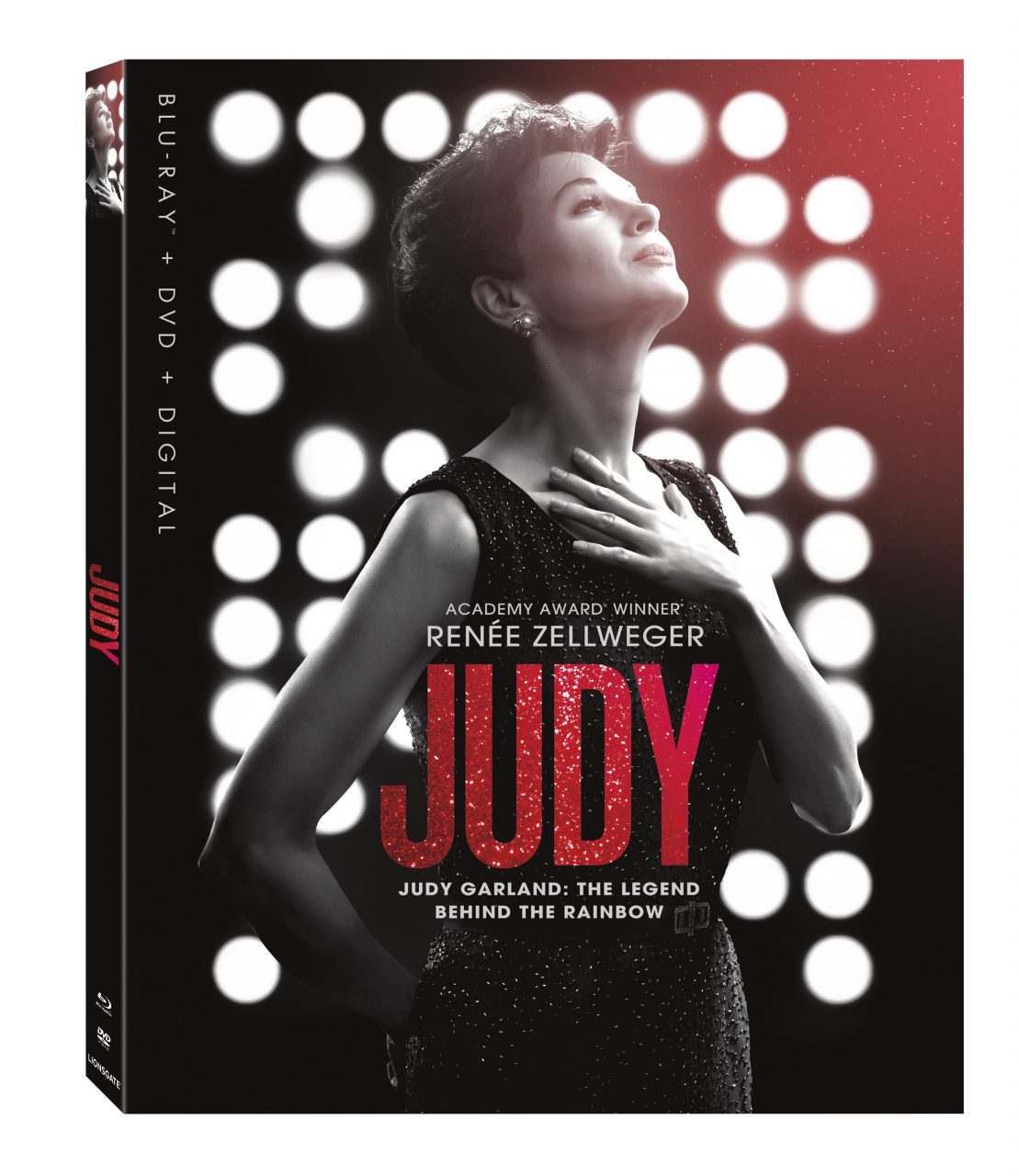 JUDY Blu-Ray Combo Pack cover (Lionsgate Home Entertainment)