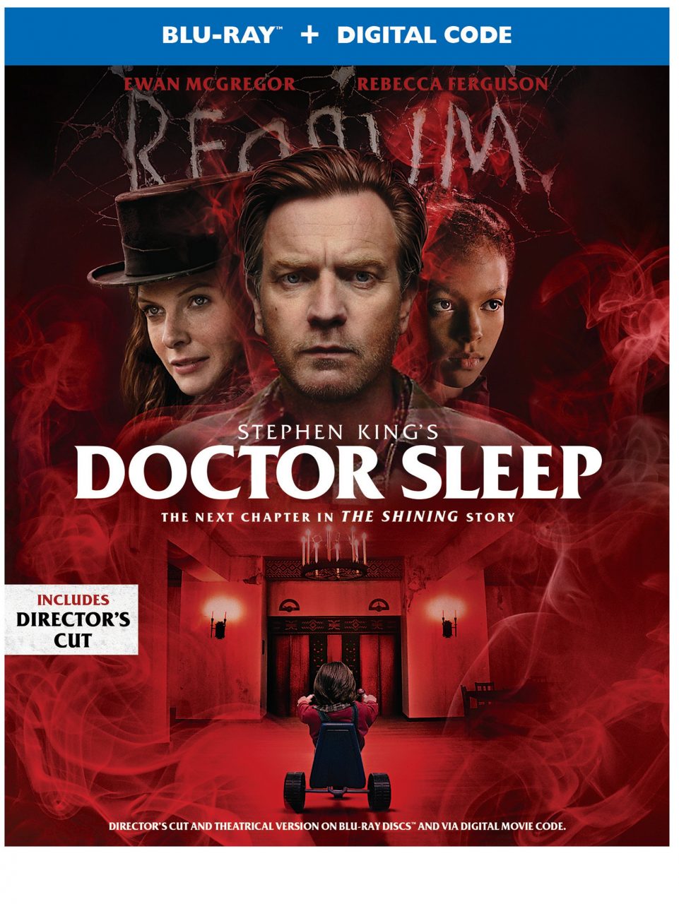 Stephen King's Doctor Sleep Blu-Ray Combo Pack cover (Warner Bros. Home Entertainment)