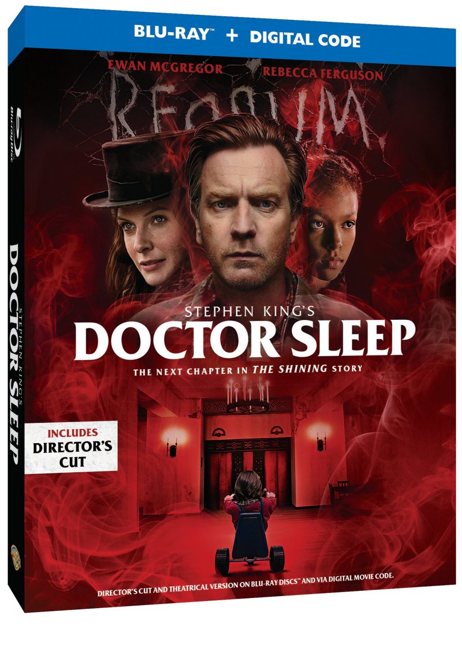 Stephen King's Doctor Sleep Blu-Ray Combo Pack cover (Warner Bros. Home Entertainment)
