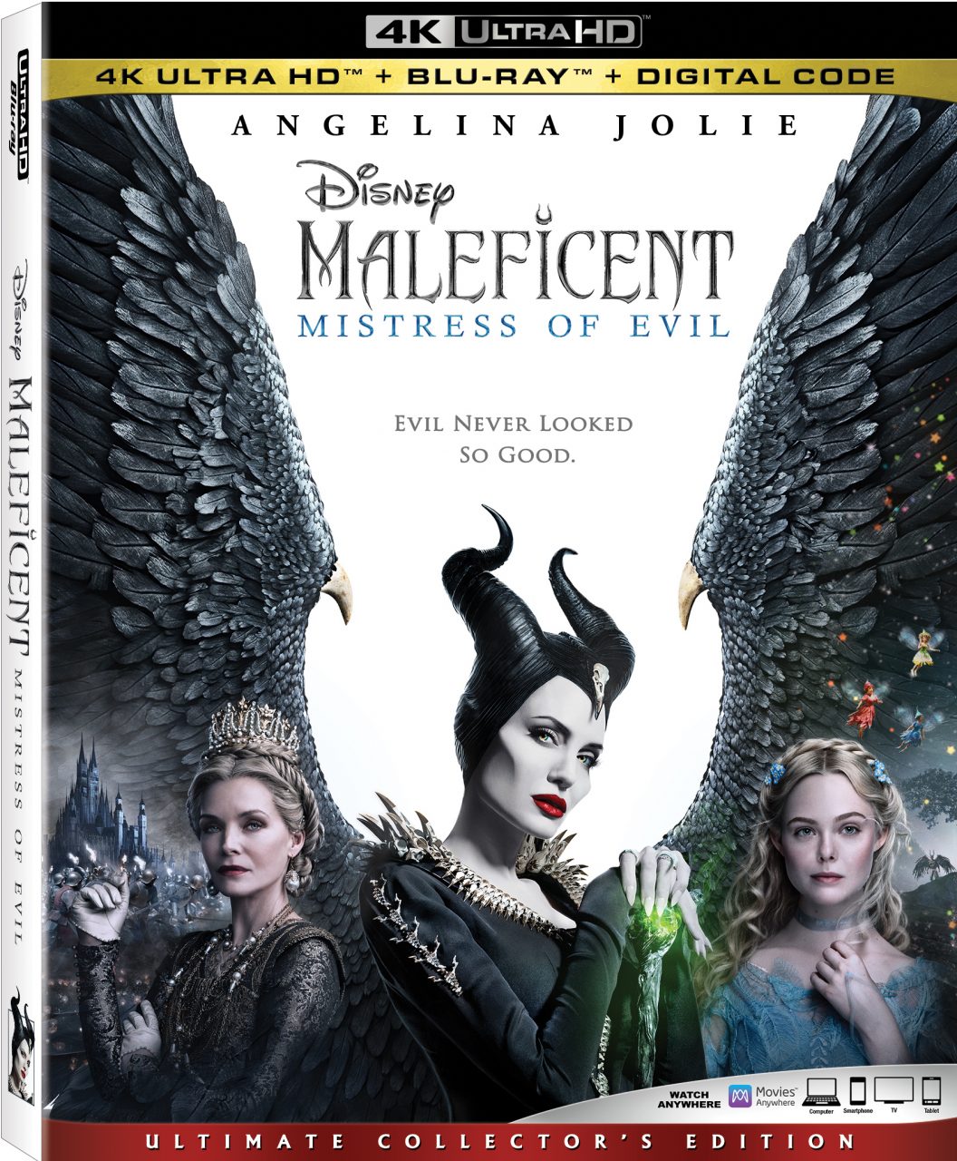 Maleficent: Mistress Of Evil 4K Ultra HD Combo Pack cover (Walt Disney Studios Home Entertainment)