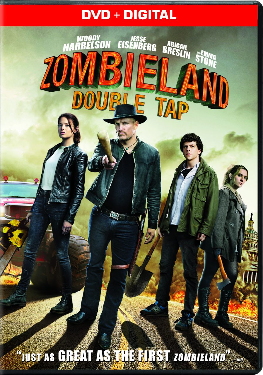 Zombieland: Double Tap DVD cover (Sony Pictures Home Entertainment)