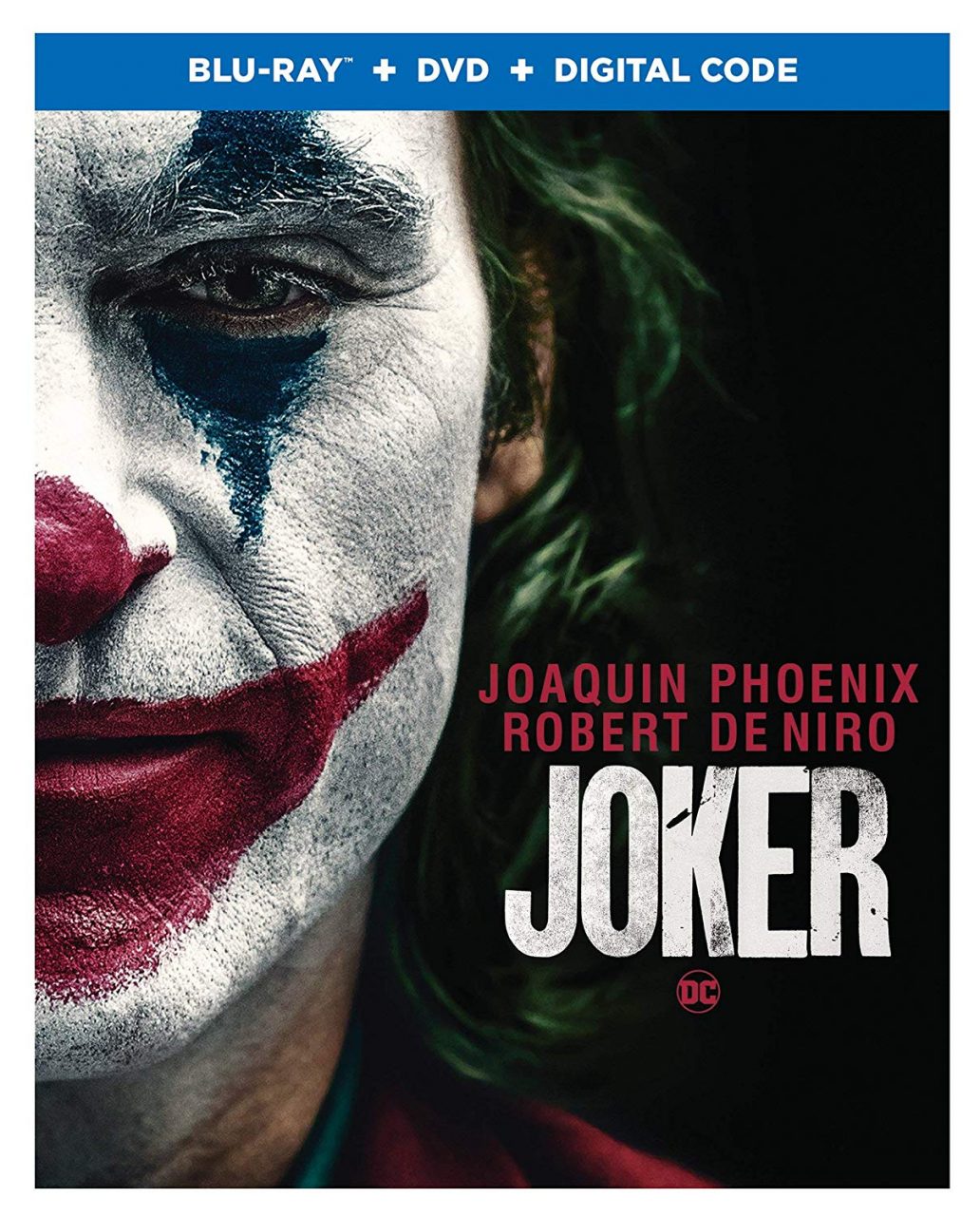 Joker Blu-Ray Combo Pack cover (Warner Bros. Home Entertainment)