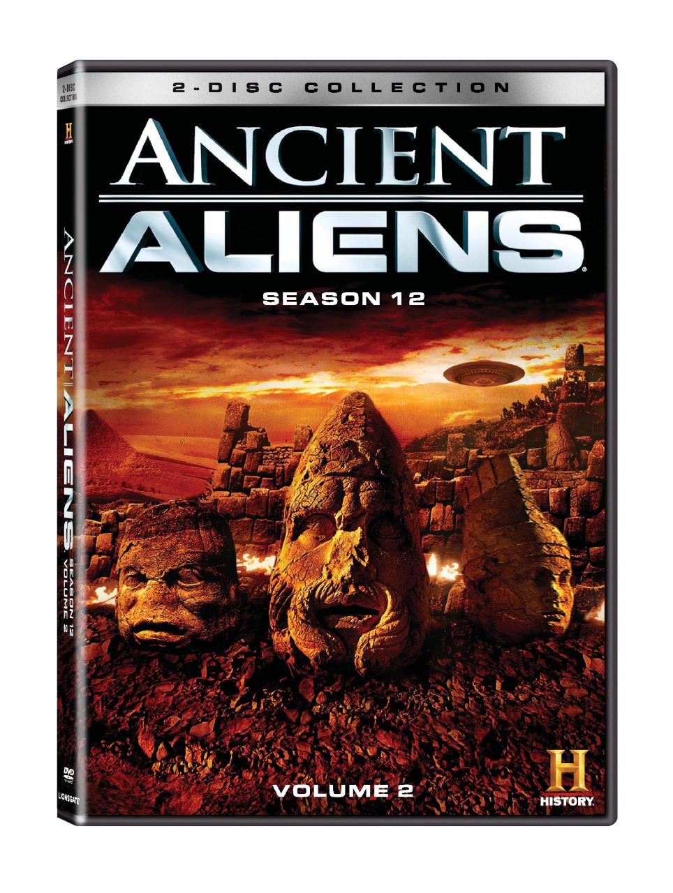 Ancient Aliens: Season 12, Volume 2 DVD cover (Lionisgate Home Entertainment)