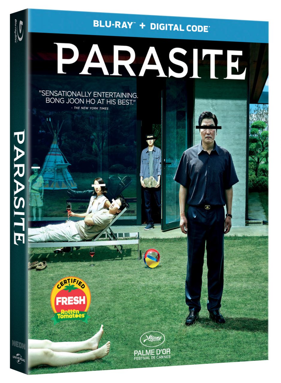 Parasite Blu-Ray Combo Pack cover (Universal Pictures Home Entertainment)