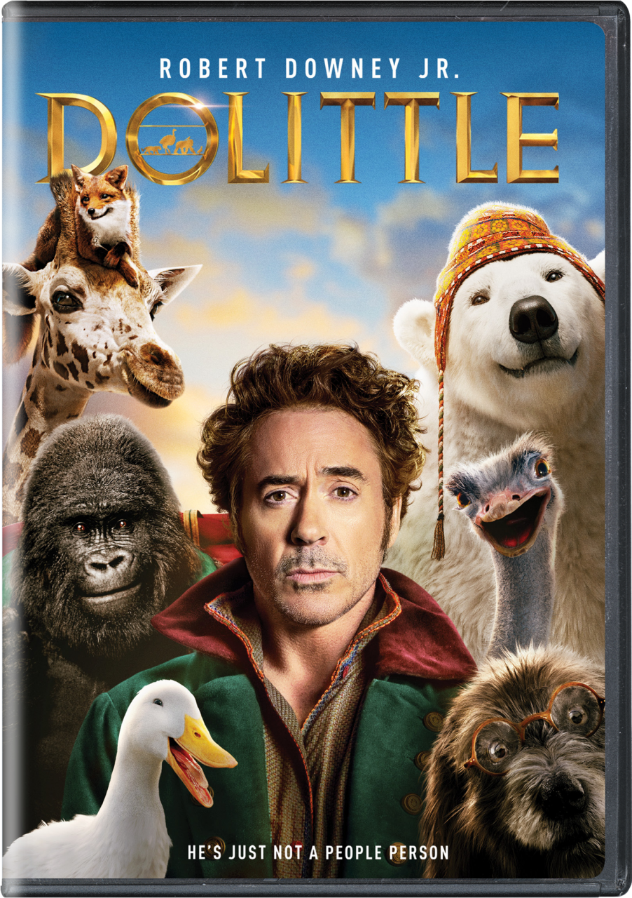 Dolittle DVD cover (Universal Pictures Home Entertainment)