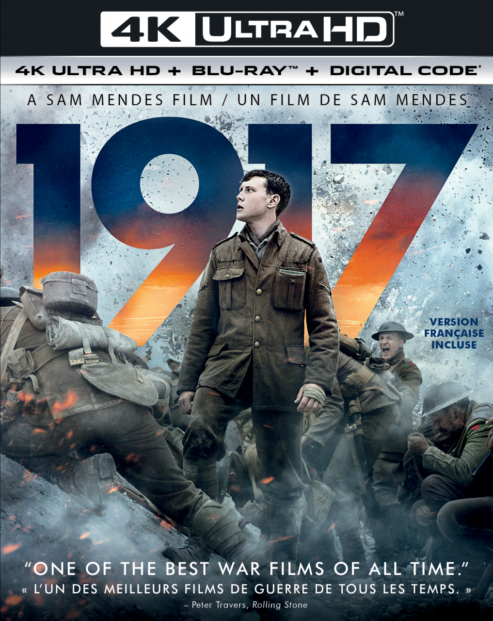 1917 4K Ultra HD Combo Pack cover (Universal Pictures Home Entertainment)
