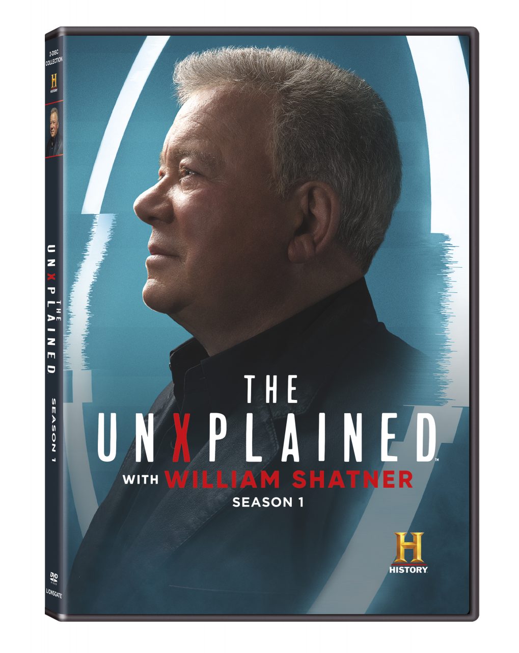 The Unxplained with William Shatner DVD cover (Lionsgate Home Entertainment)