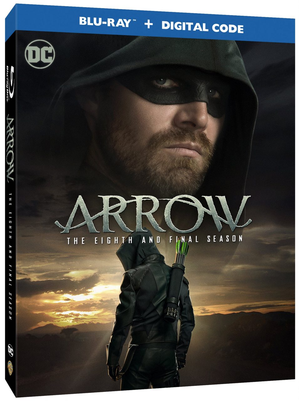 Arrow: The Eighth And Final Season Blu-Ray Combo Pack cover (Warner Bros. Home Entertainment)