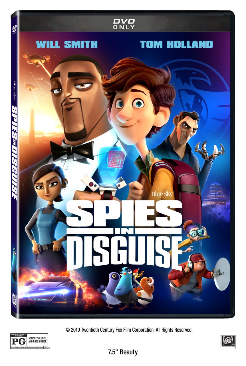 Spies In Disguise DVD cover (20th Century Fox Home Entertainment)