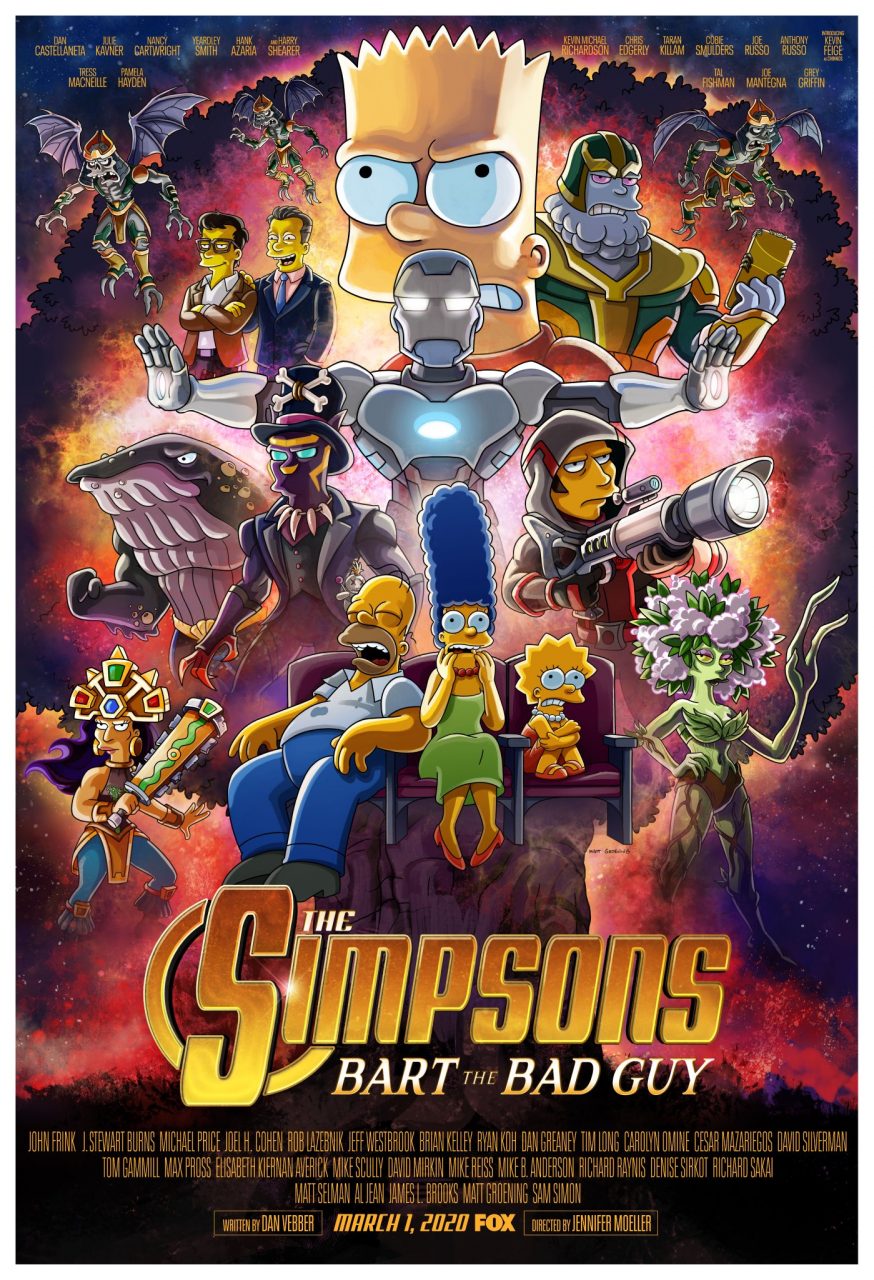 The Simpsons: Bart The Bad Guy poster (Fox Television)