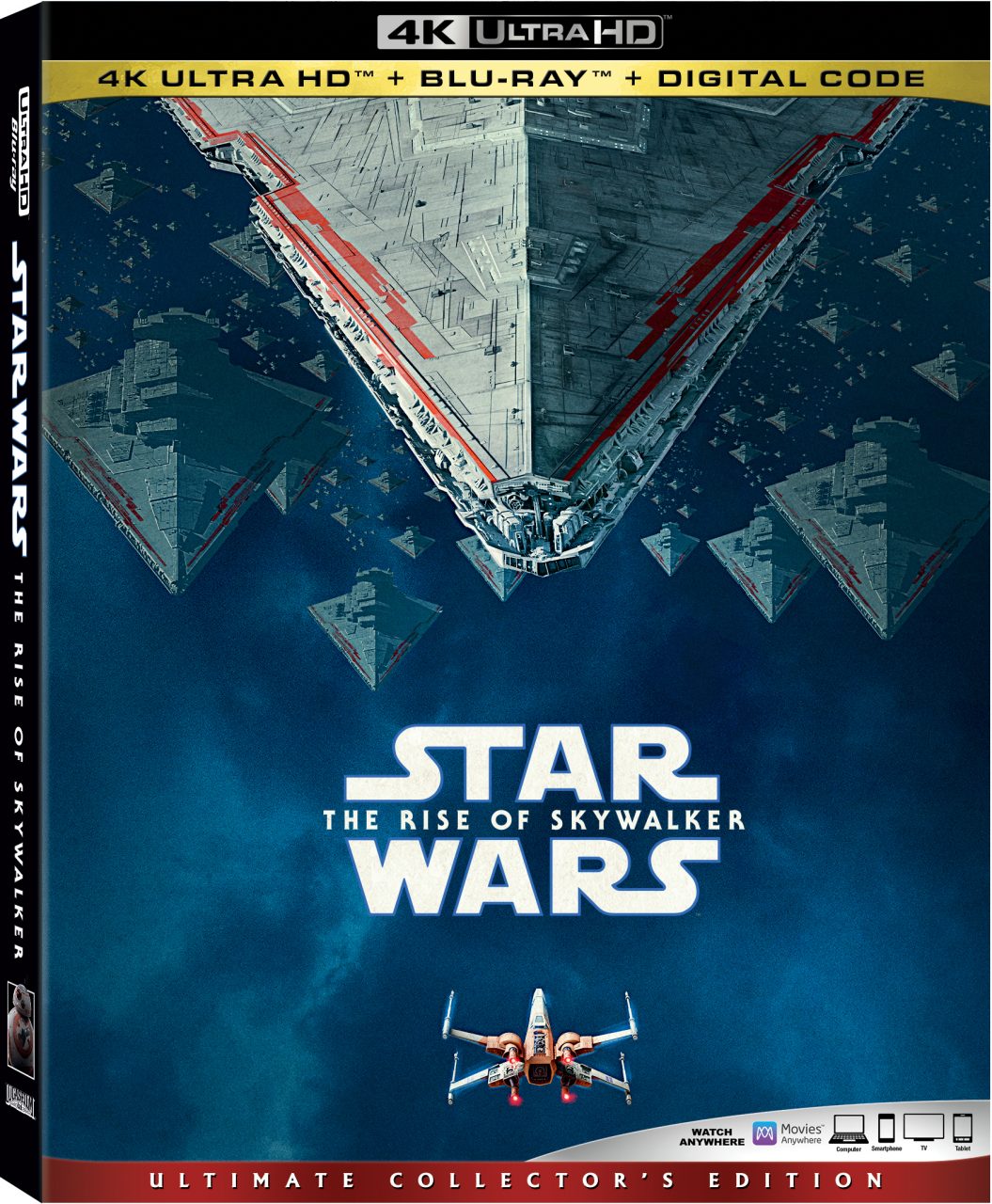 Star Wars: The Rise Of Skywalker 4K Ultra HD Combo Pack cover (Walt Disney Studios Home Entertainment/Lucasfilm)