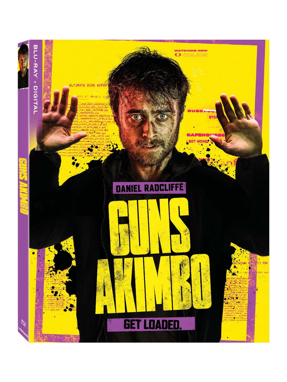 Guns Akimbo Blu-Ray Combo Pack cover (Lionsgate Home Entertainment)