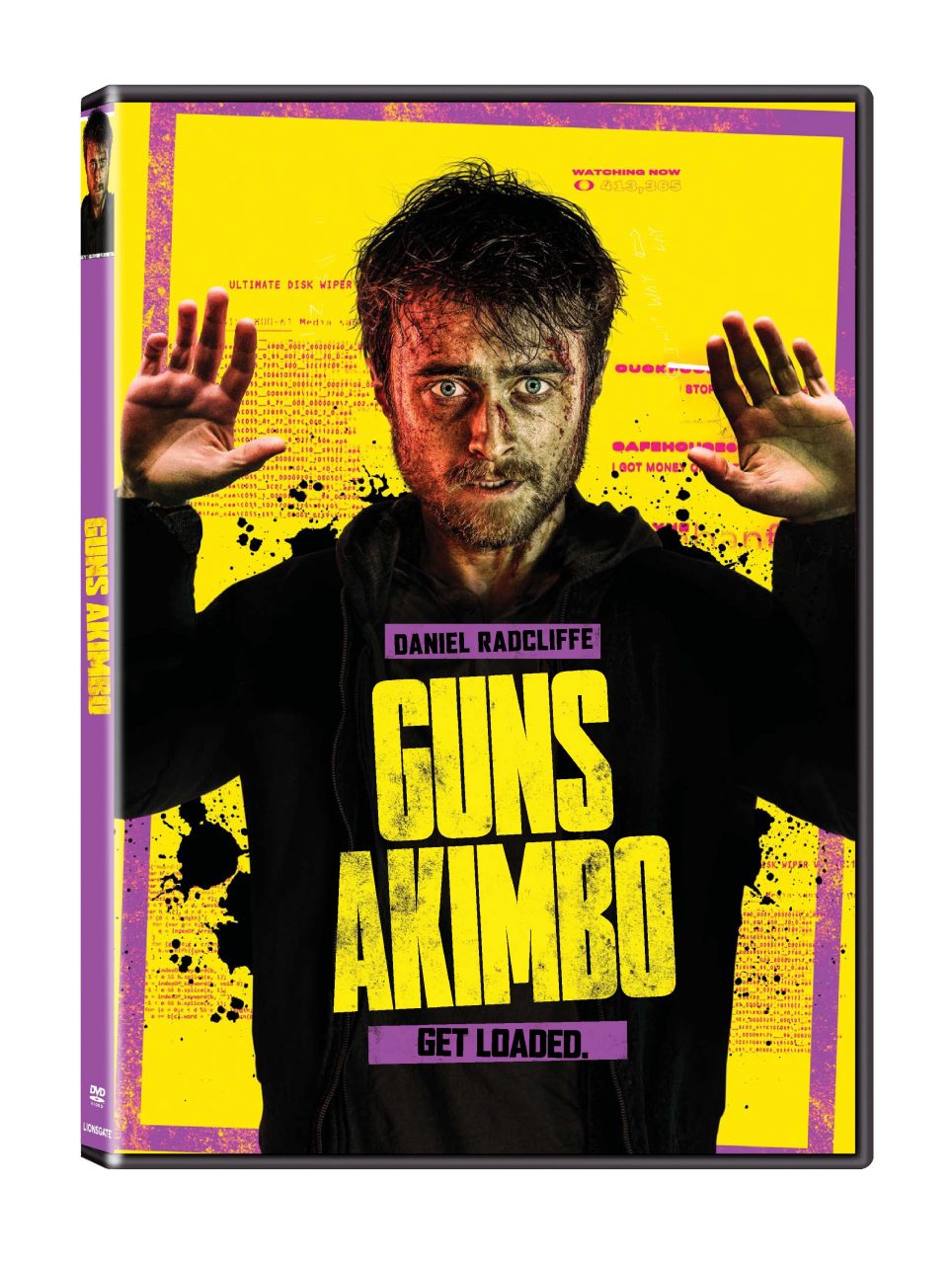 Guns Akimbo DVD cover (Lionsgate Home Entertainment)
