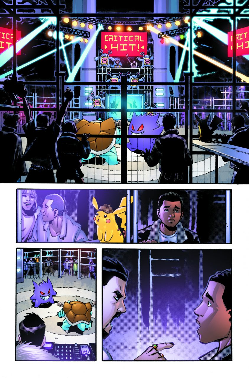 POKEMON Detective Pikachu sample (Legendary Comics)
