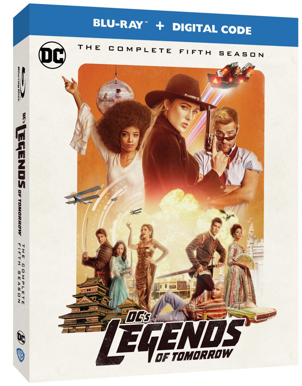 DC's Legends Of Tomorrow: The Complete Fifth Season Blu-Ray cover (Warner Bros. Home Entertainment)