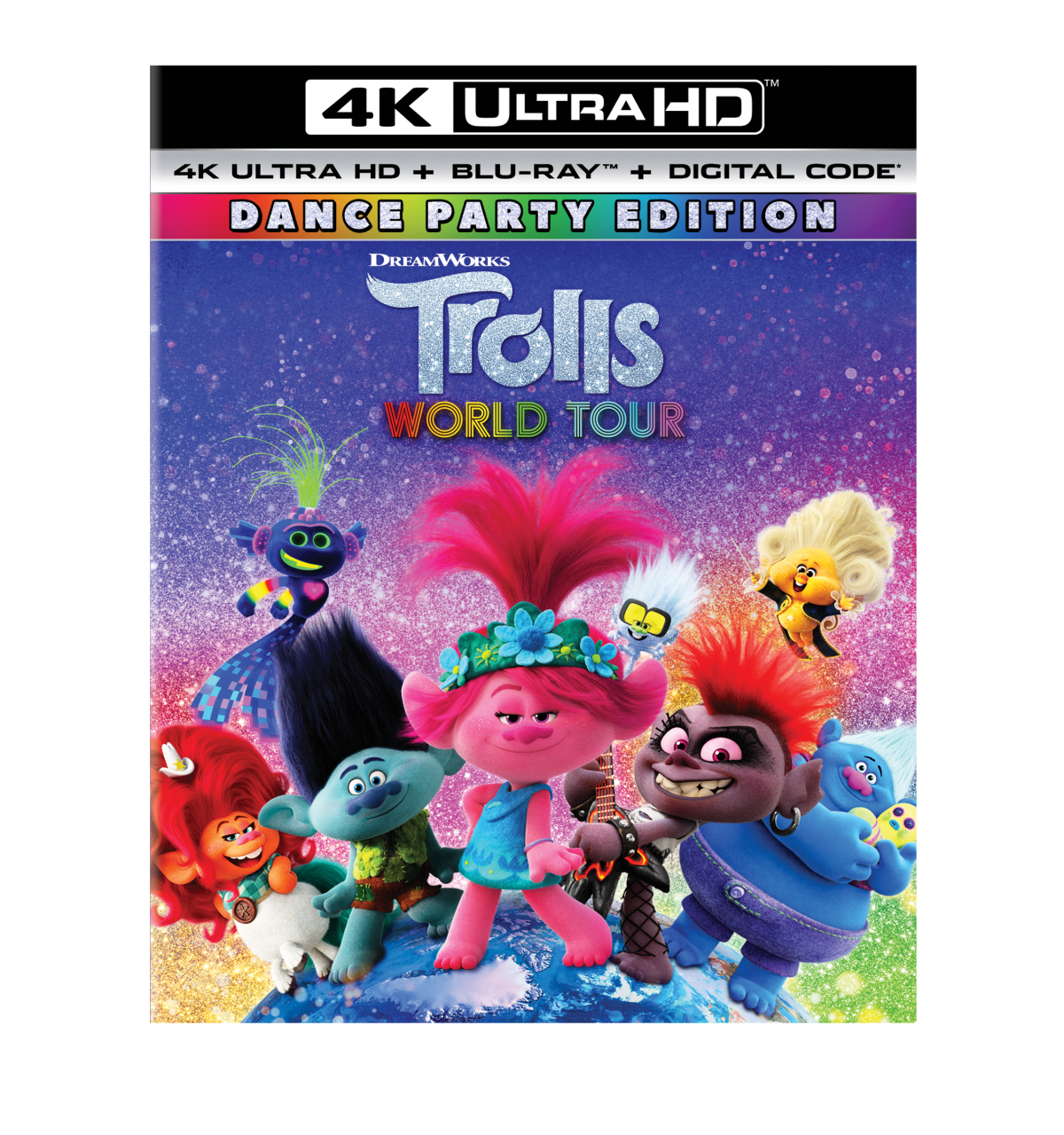 Trolls World Tour 4K Ultra HD Combo Pack cover (Universal Pictures Home Entertainment)