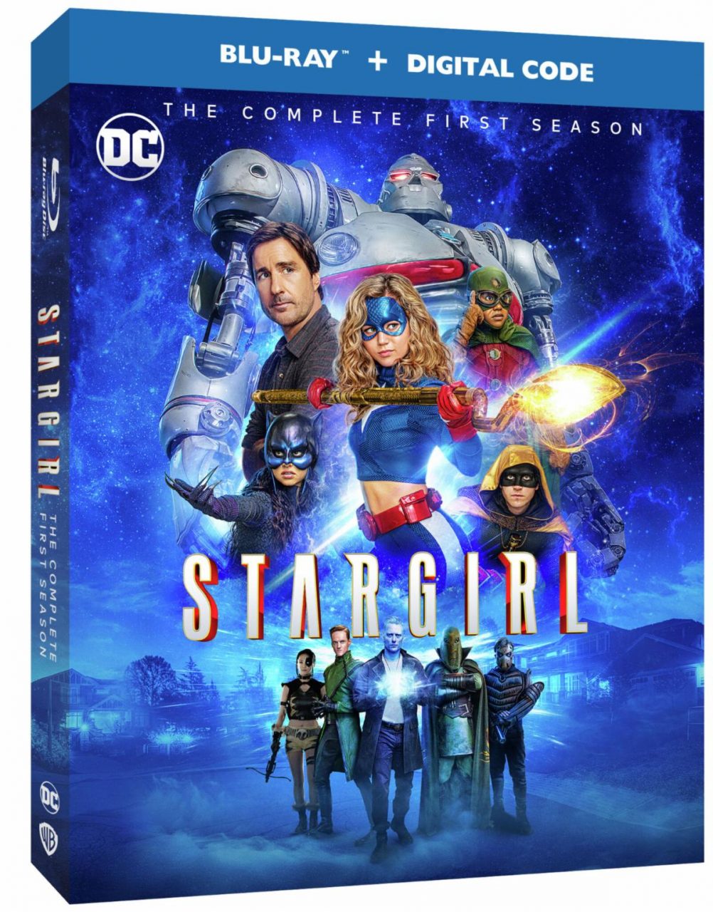 DC's Stargirl: The Complete First Season Blu-Ray Combo Pack cover (Warner Bros. Home Entertainment)