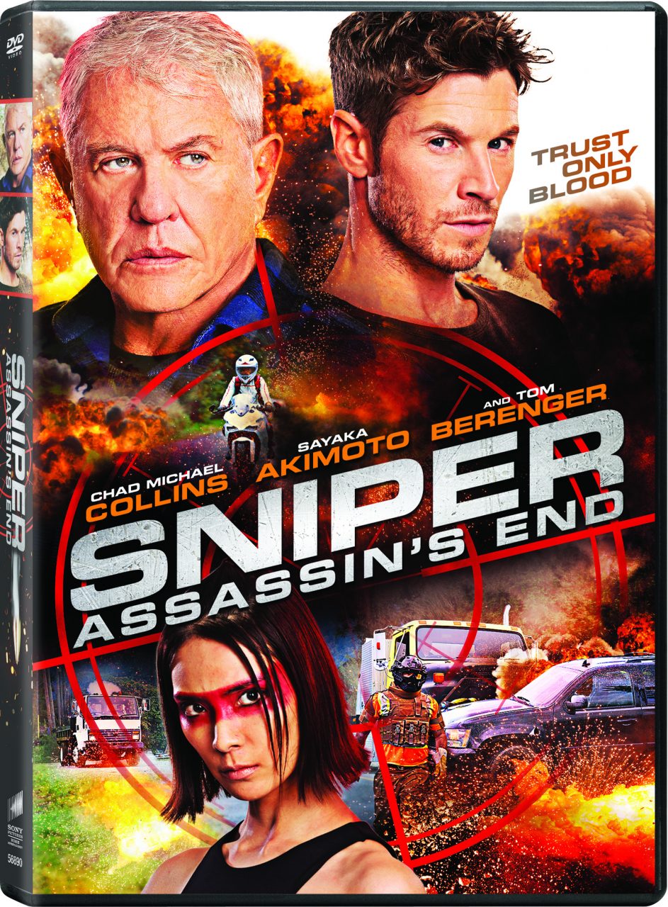 SNIPER: Assassin's End DVD cover (Sony Pictures Home Entertainment)