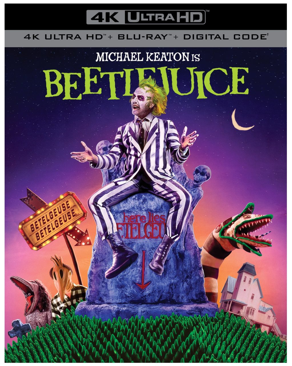Beetlejuice 4K Ultra HD Combo Pack cover (Warner Bros. Home Entertainment)