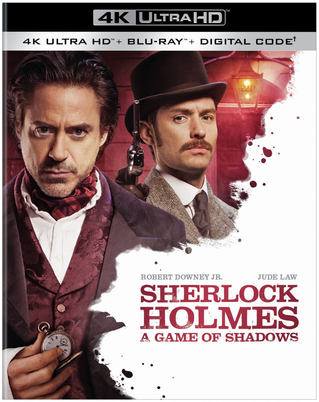 Sherlock Holmes: A Game Of Shadows 4K Ultra HD Combo Pack cover (Warner Bros. Home Entertainment)