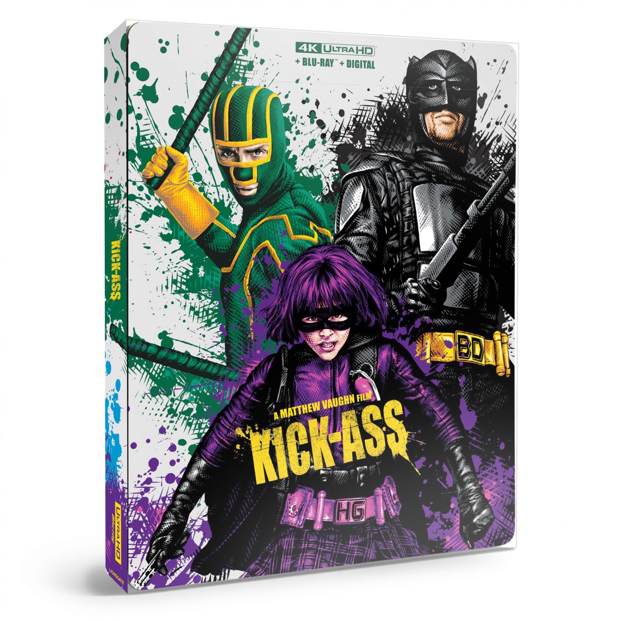 Kick-Ass 4K Ultra HD cover (Lionsgate Home Entertainment)