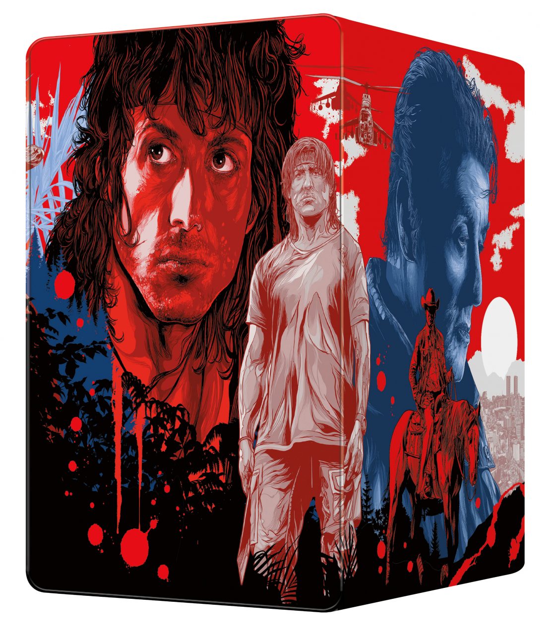 Rambo: The Complete SteelBook Collection cover (Lionsgate Home Entertainment)