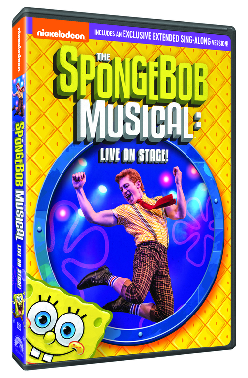 The Spongebob Musical: Live ON Stage DVD cover (Paramount Home Entertainment/Nickelodeon)