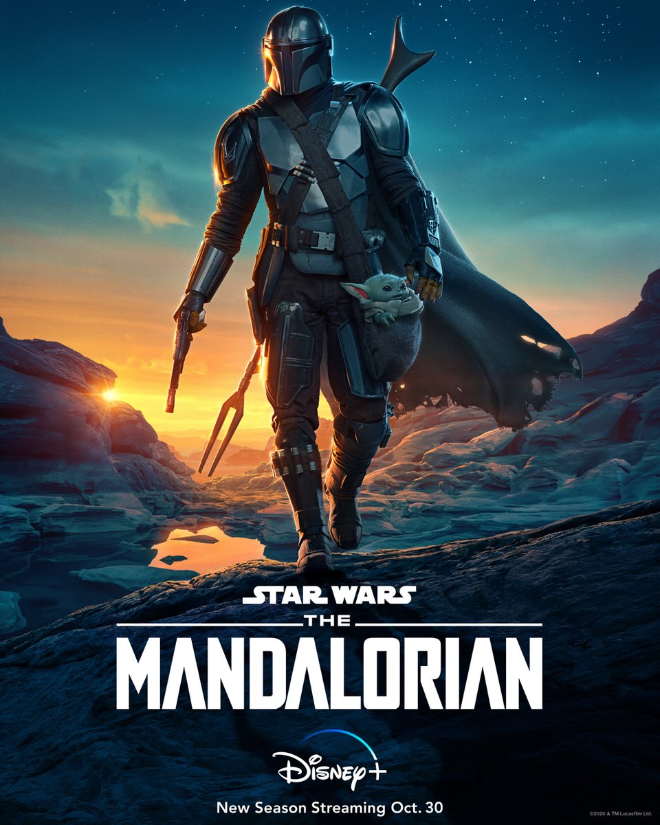 The Mandalorian Season 2 poster (Disney+/Lucasfilm)