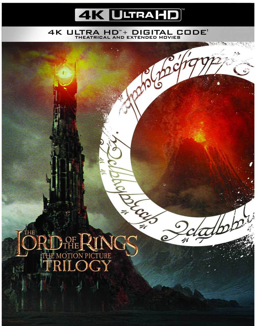 The Lord Of The Rings Trilogy 4K Ultra HD Combo Pack cover (Warner Bros. Home Entertainment)