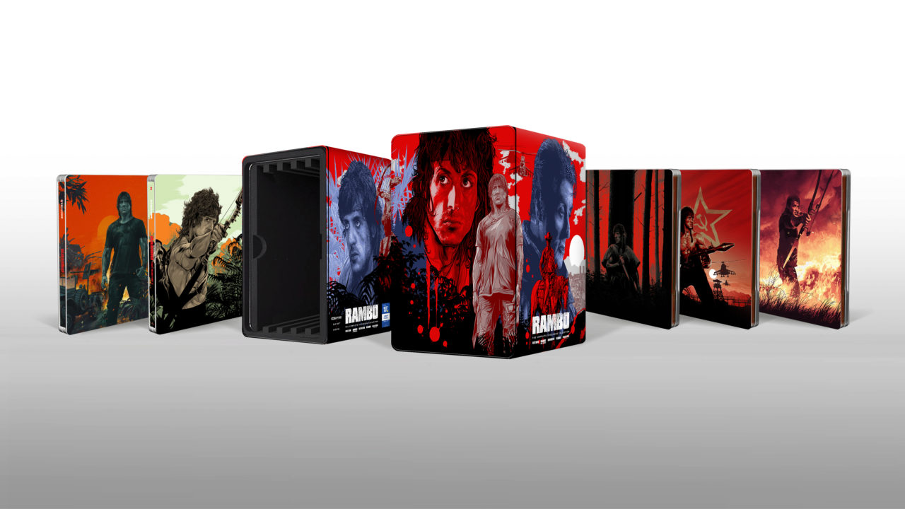 Rambo The Complete Steelbook Collection cover (Lionsgate Home Entertainment)
