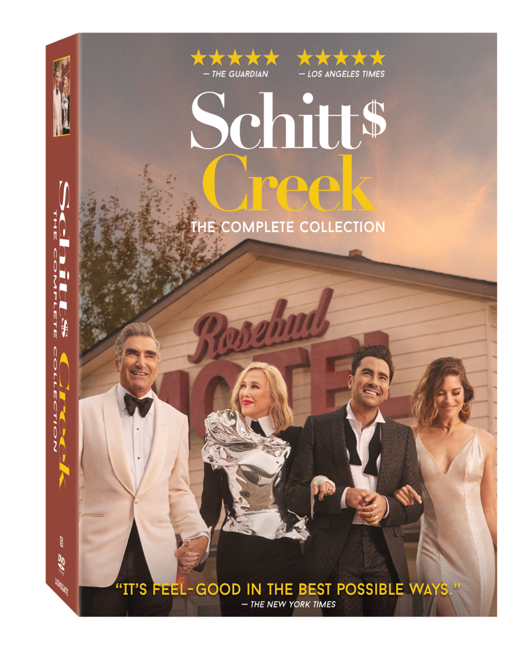 Schitt's Creek: The Complete Collection DVD cover (Lionsgate Home Entertainment)