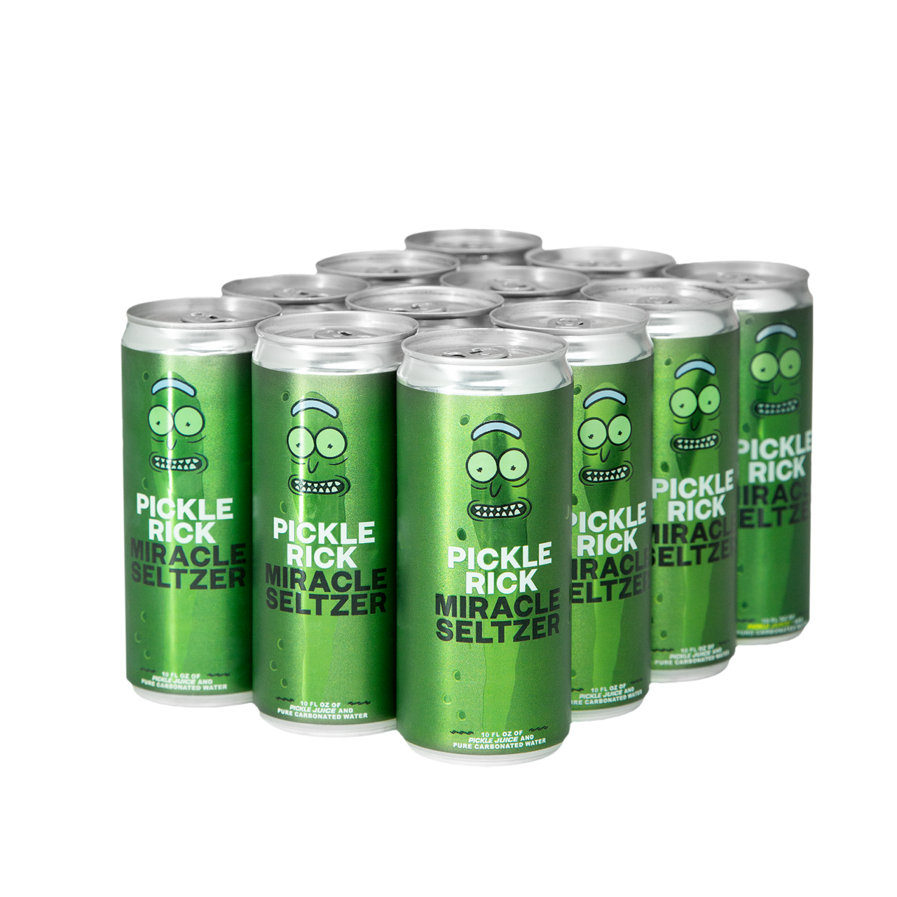 Limited-Edition Pickle Rick Beverage product image (Adult Swim/Miracle Seltzer)