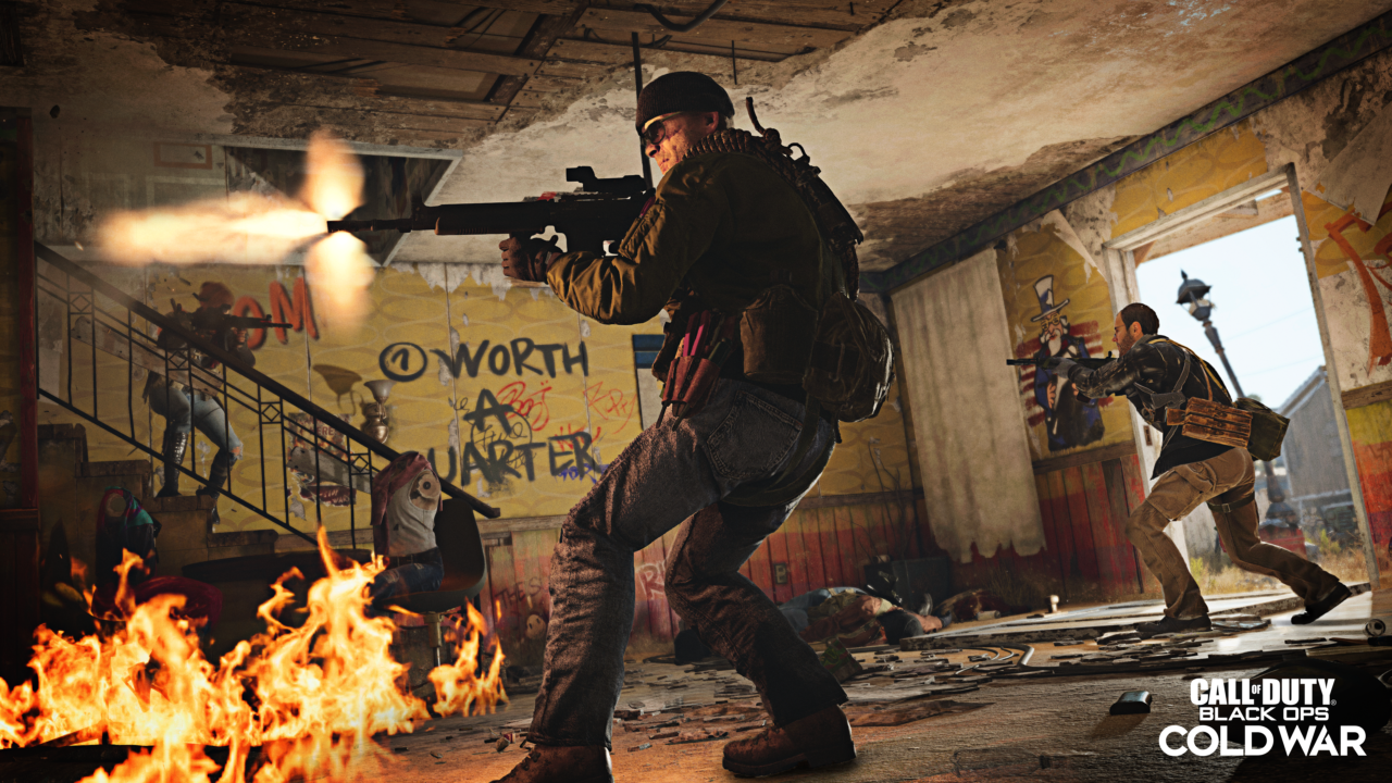 Call Of Duty: Black Ops Cold War Nuketown '84 screencap (Activision/Treyarch)