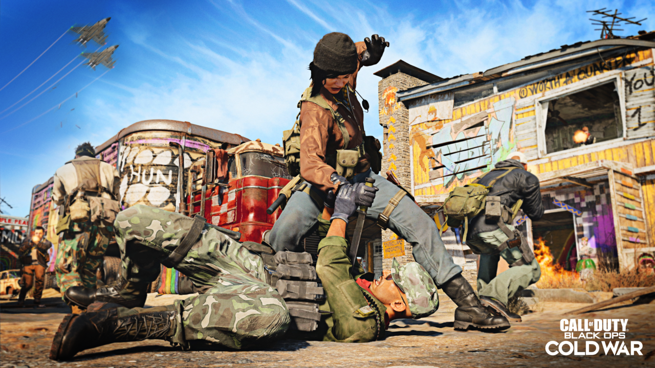 Call Of Duty: Black Ops Cold War Nuketown '84 screencap (Activision/Treyarch)