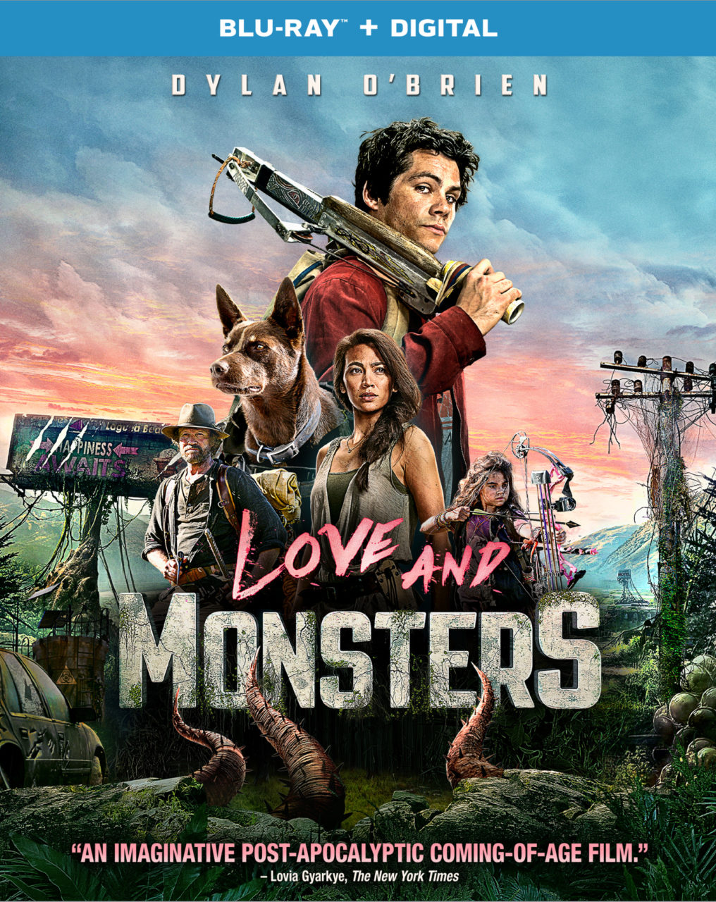 Love And Monsters Blu-Ray Combo Pack cover (Paramount Home Entertainment)