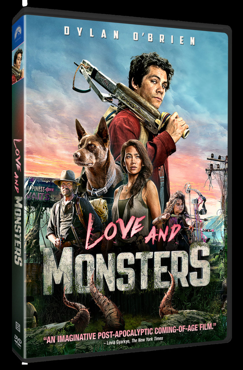 Love And Monsters DVD cover (Paramount Home Entertainment)