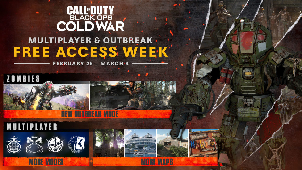 Call Of Duty: Black Ops Cold War Season Two Free Access Week graphic (Activision)