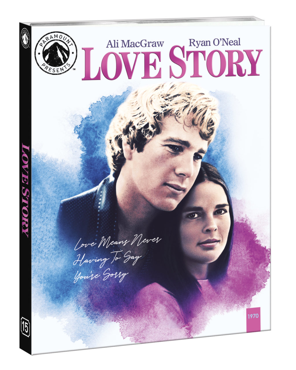 Love Story 50th Anniversary Blu-Ray Combo Pack cover (Paramount Home Entertainment/Paramount Presents)