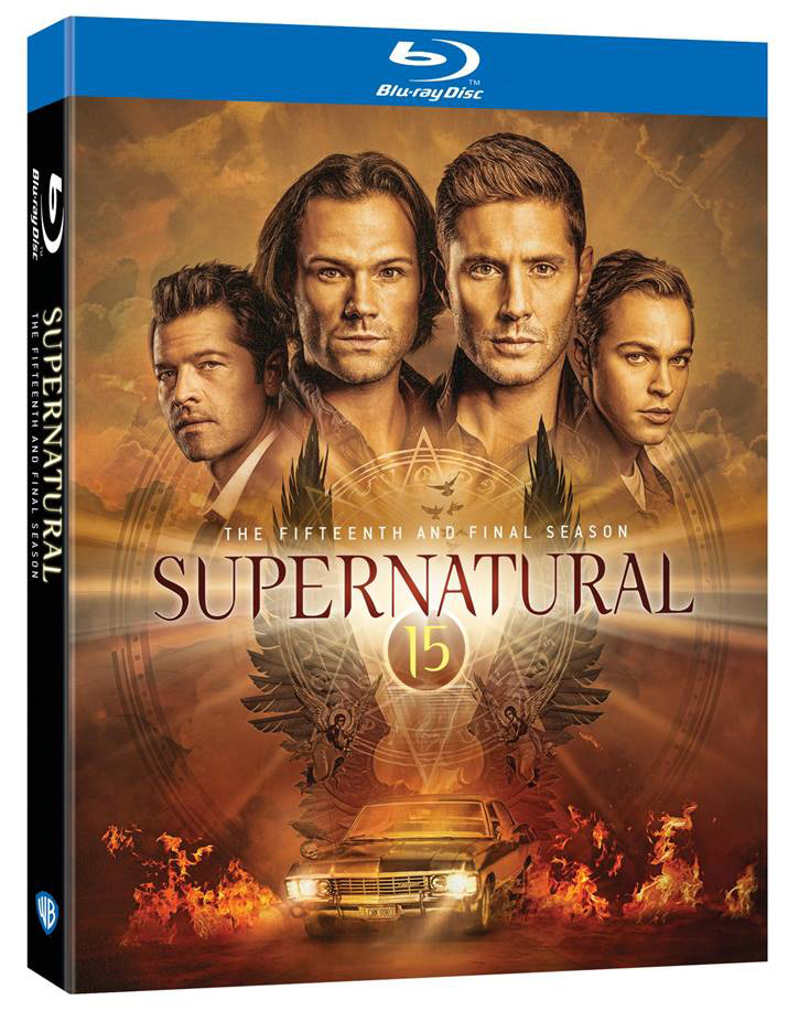 Supernatural: The Fifteenth And Final Season Canadian Blu-Ray Combo Pack Cover (Warner Bros. Home Entertainment)