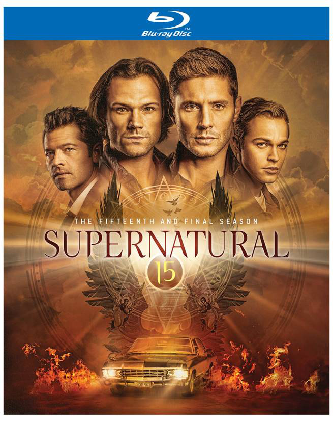 Supernatural: The Fifteenth And Final Season Canadian Blu-Ray Combo Pack Cover (Warner Bros. Home Entertainment)