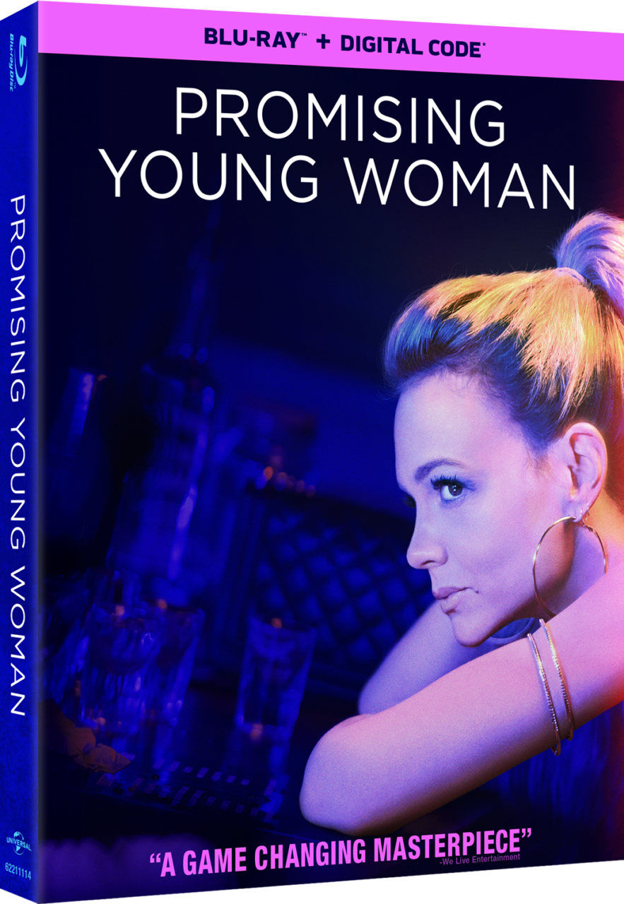 Promising Young Woman Blu-Ray Combo Pack cover (Universal Pictures Home Entertainment)