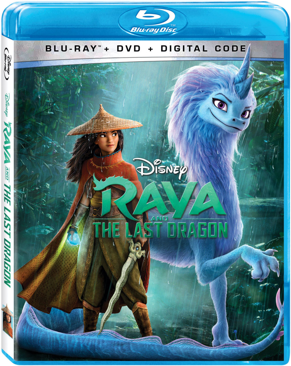 Raya And The Last Dragon Blu-Ray Combo Pack cover (Walt Disney Studios Home Entertainment)