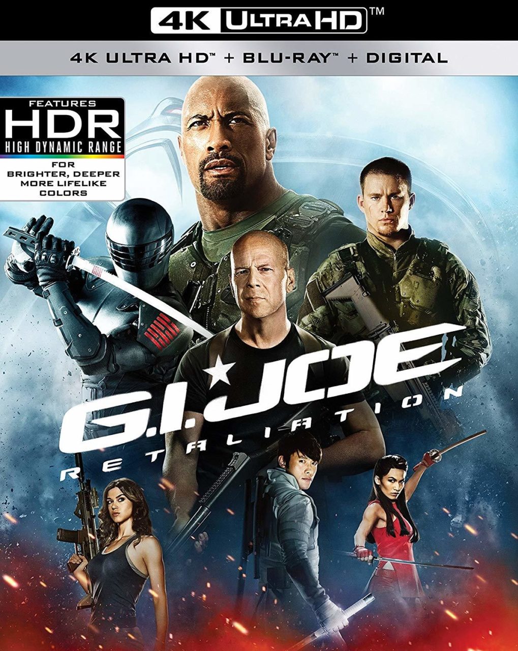 G.I. Joe: Retaliation 4K Ultra HD Combo Pack cover (Paramount Home Entertainment)